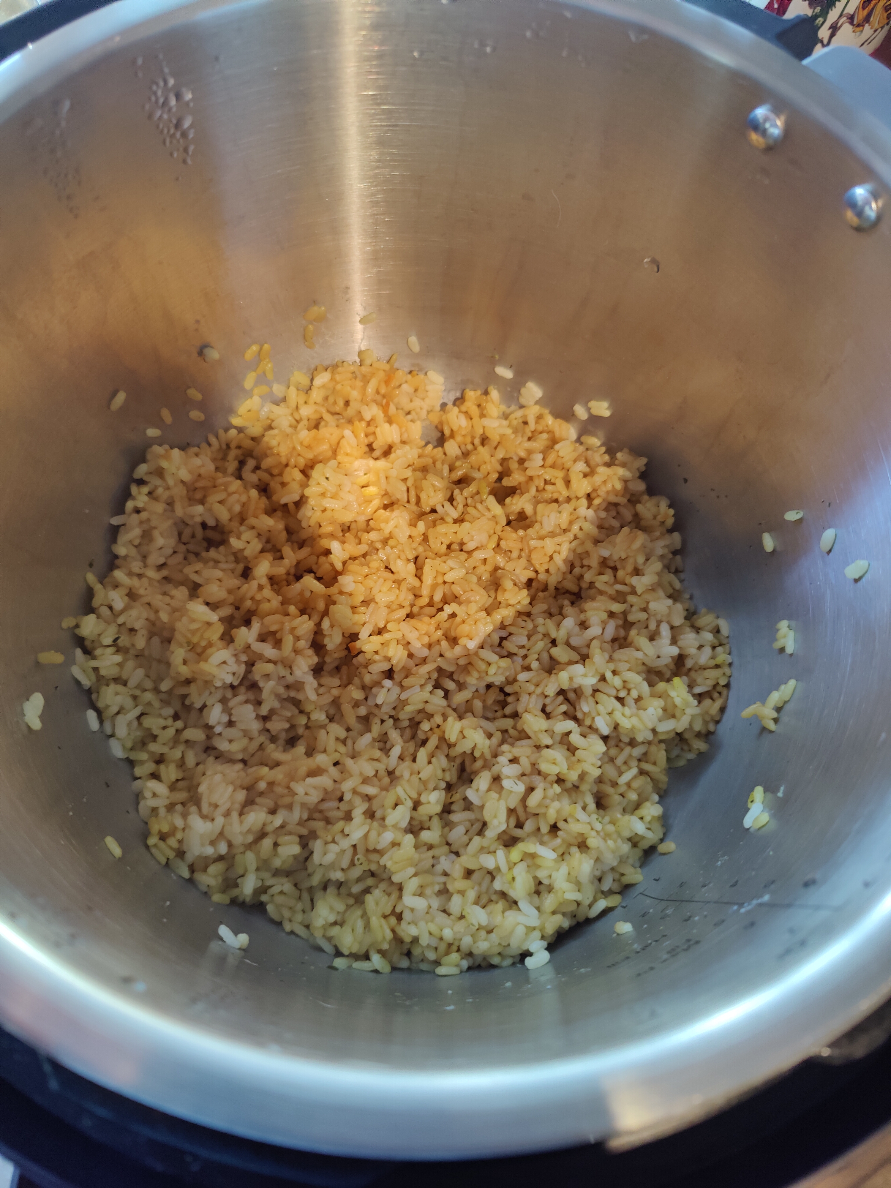 Rice in presure cooker